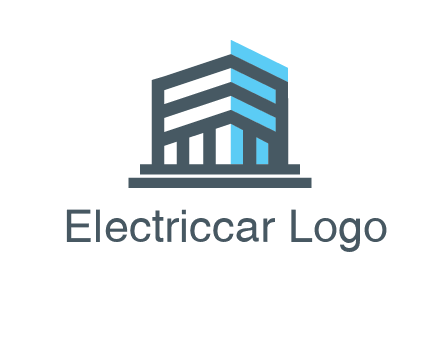 abstract building architecture logo