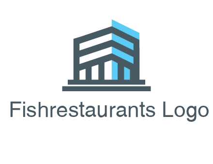 abstract building architecture logo