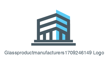 abstract building architecture logo