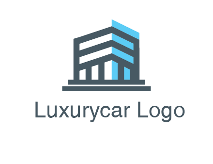 abstract building architecture logo