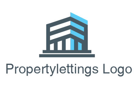 abstract building architecture logo