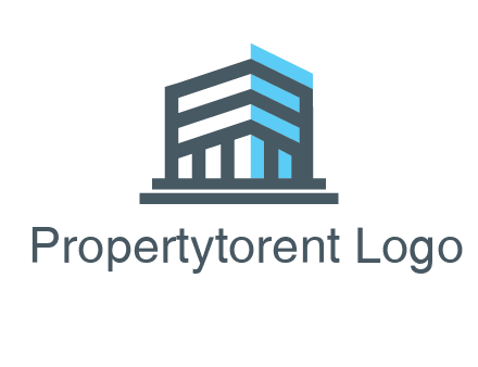 abstract building architecture logo