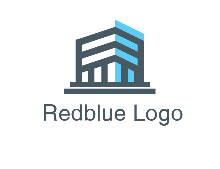 abstract building architecture logo