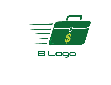 briefcase with dollar signlogo