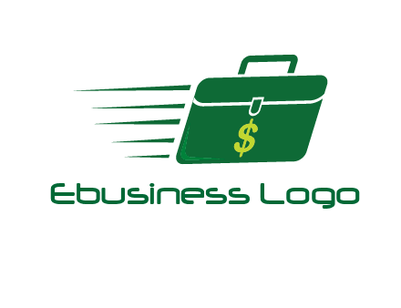 briefcase with dollar signlogo