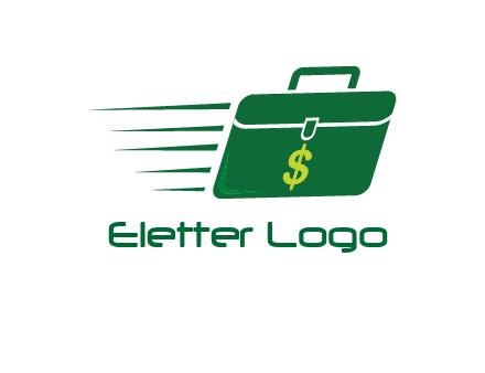 briefcase with dollar signlogo