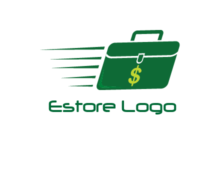 briefcase with dollar signlogo