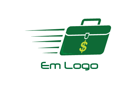 briefcase with dollar signlogo