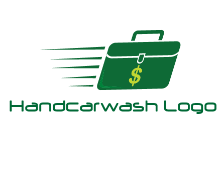 briefcase with dollar signlogo