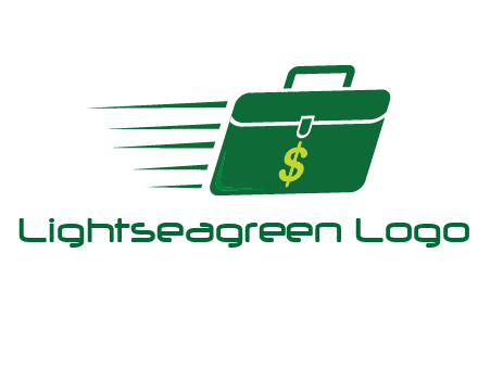 briefcase with dollar signlogo