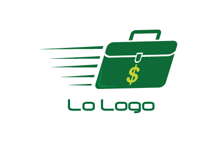 briefcase with dollar signlogo