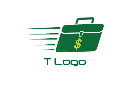 briefcase with dollar signlogo