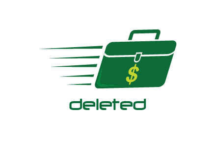 briefcase with dollar signlogo