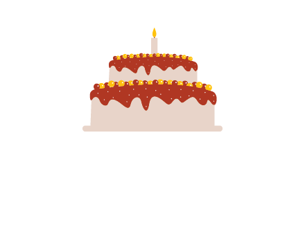Birthday Cake Icon Logo Vector Design Stock Illustration - Download Image  Now - Abstract, Anniversary, Bakery - iStock