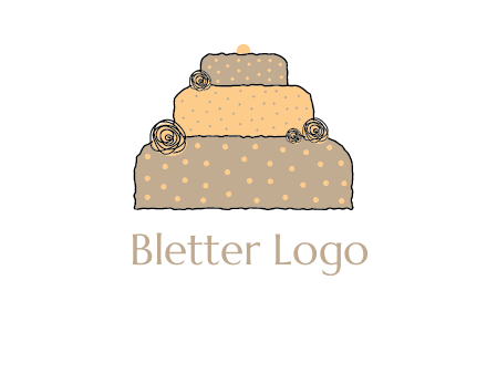 birthday cake logo