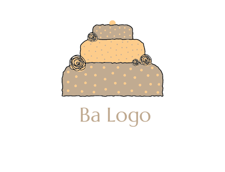 birthday cake logo