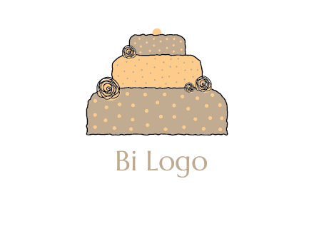 birthday cake logo