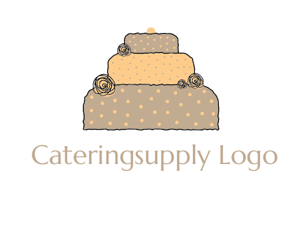 birthday cake logo