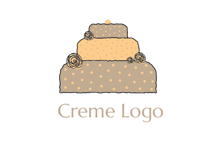 birthday cake logo