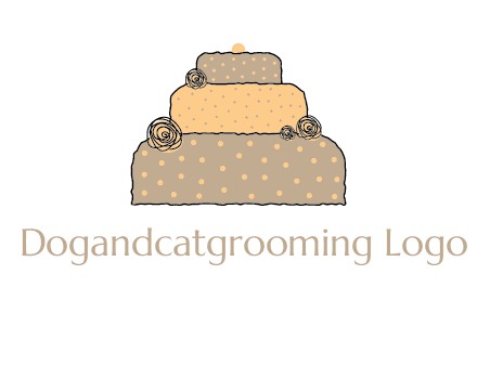 birthday cake logo