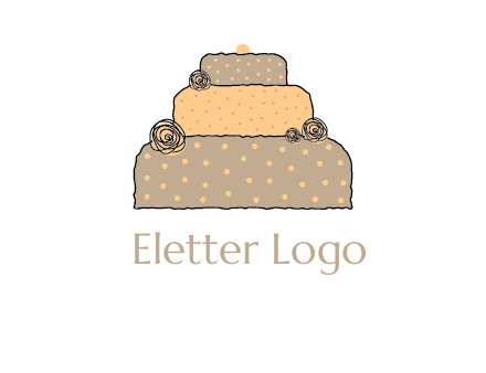 birthday cake logo