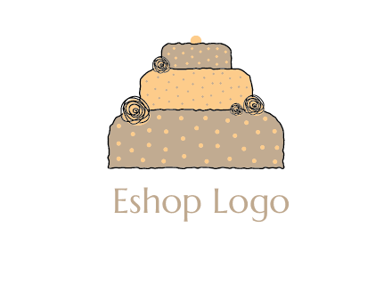 birthday cake logo