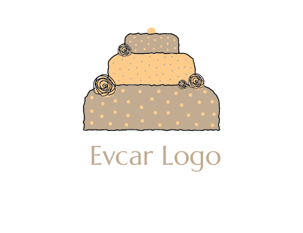 birthday cake logo