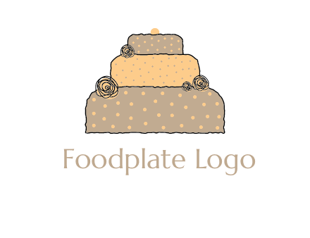 birthday cake logo