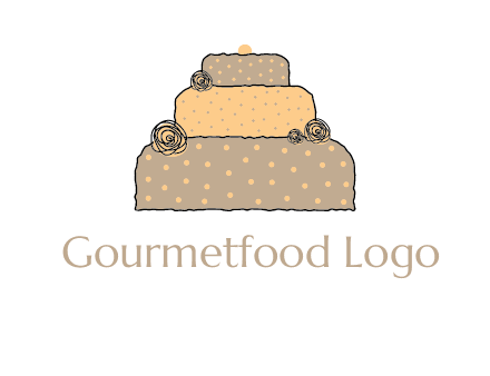 birthday cake logo