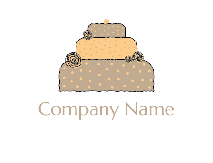 birthday cake logo