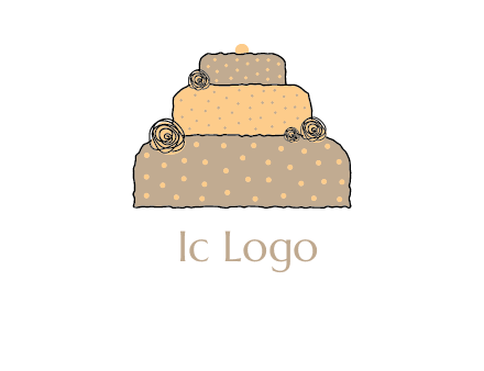 birthday cake logo