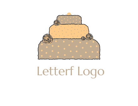 birthday cake logo