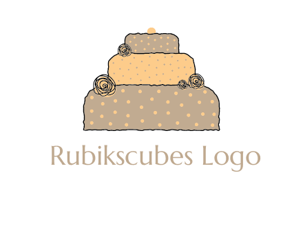 birthday cake logo