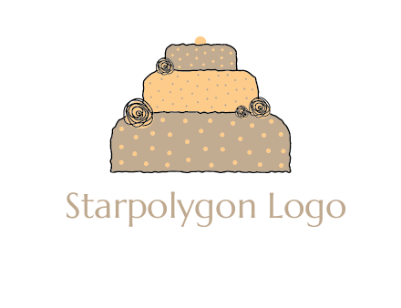 birthday cake logo