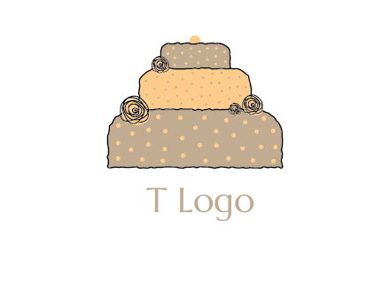 birthday cake logo