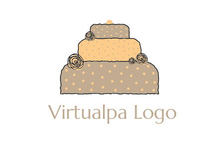 birthday cake logo