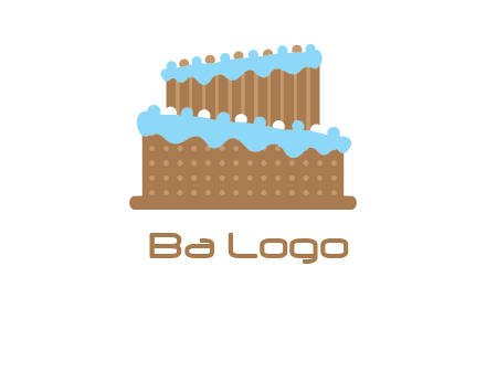 musical wedding cake logo