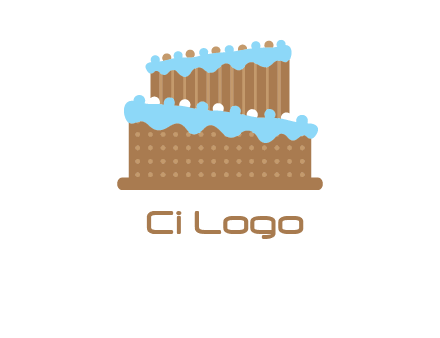 musical wedding cake logo