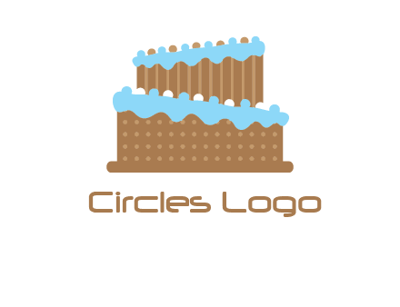 musical wedding cake logo