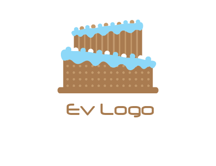 musical wedding cake logo