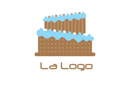 musical wedding cake logo