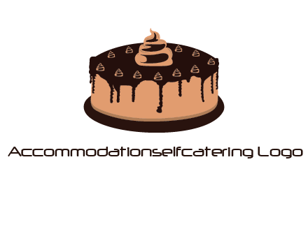 pastry on cake logo