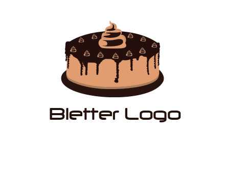 pastry on cake logo