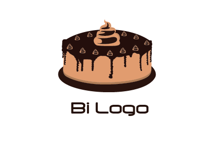 pastry on cake logo