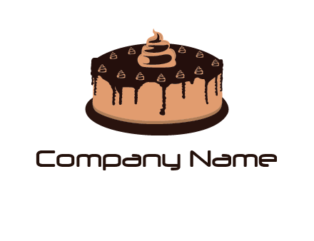 pastry on cake logo