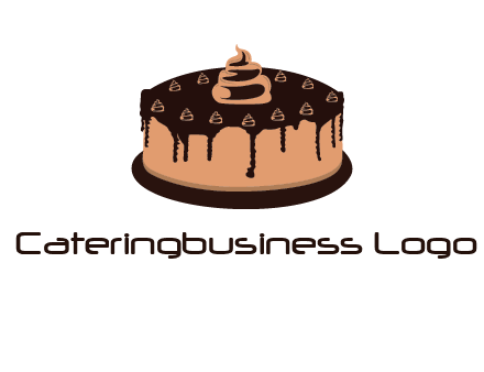 pastry on cake logo