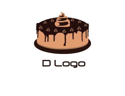 pastry on cake logo