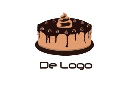 pastry on cake logo