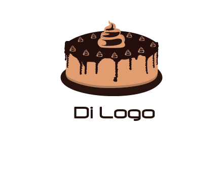 pastry on cake logo