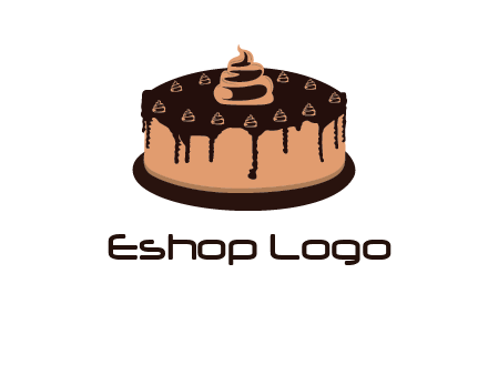 pastry on cake logo